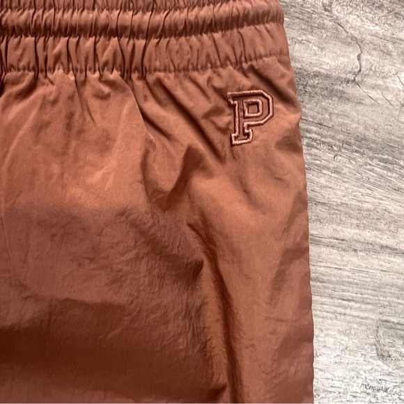 Pink Active Victoria Secret Brown Joggers Pre-Owned Large Stretch #79 - Picture 10 of 13